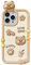 YAKVOOK Kawaii Phone Cases for iPhone 11, Cute Cartoon Cookies Bear Phone Case with Bubble Tea Phone Case 3D iPhone 11 Case Soft Silicone Shockproof Cover for Women Girls