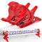 Wrapping Paper Cutter, Tabletop Gift Wrapping Tool Clamp Solution Integrated Tape Dispenser to Secure Your Wrapping Paper Roll & Tape for Easier Gift Wrapping Wrapping Paper(red)