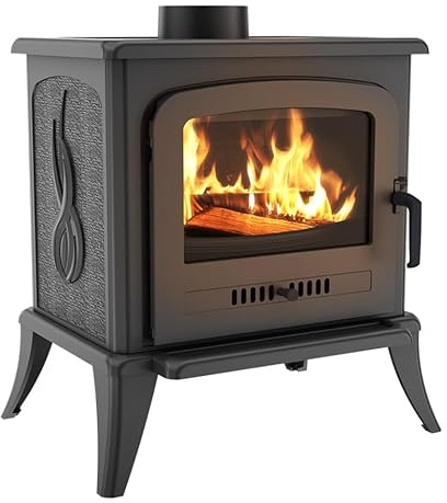KRATKI Stufa a legna in ghisa KOZA K7 5kW Ø130mm con ASDP |Gamma di potenza 3-8kW | Stufe economica ECO-DESIGN | Stufe Retro & Vintage | Stufe Svedesi | Scandinave | Classe energetica A