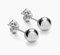 9ct White Gold 5mm Ball Stud Earrings - Solid 9ct Gold