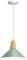 LIGKIN Lampadario a Sospensione Moderno E27 Lampadari Industriale Ø25cm Paralume Metallo Lampade a sospensione Legno per Cucina Sala da Pranzo Sala Caffè (Verde)