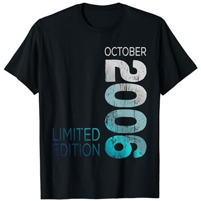 Octobre 2006 Limited Edition Retro 2006 Vintage Year 2006 T-Shirt