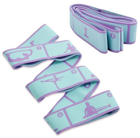 KGDUYC Elastici Fitness,Elastico Fitness,Fascia Elastica per Yoga, Fascia Elastica per Fitness, Fascia di Resistenza, Fascia Elastica per Danza a 8 fotogrammi, Fascia Elastica Digitale