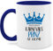 Tasse Tassen 325ml - Karneval & Fasching - Karnevals Prinz at home 2024/2025 - schwarz - 325 ml - Dunkelblau - karnevalstasse fasching- carnevale faschings verkleidet carnival karneva fasnets