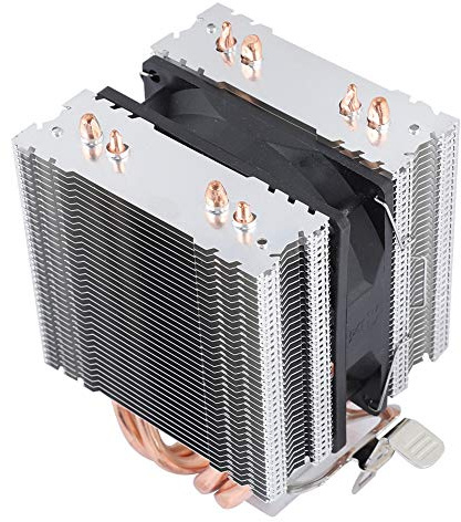 CPU Cooling Fan, Single Fan Radiator, There Are Four Heat Pipes, Air Volume 48cfm, Fan Interface 3pin, Bearing Type Hydraulic, 5.1x3.7x 3.5 in