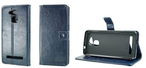 caseroxx Bookstyle Handytasche für Olympia Neo in blau – Klapphülle mit Kreditkartenfächern, Magnetverschluss, Standfunktion & Rundumschutz für Display und Gehäuse