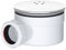 SPARES2GO Shower Trap for 90mm Tray Plug Hole 1.5 Luxury Drain Water Waste Dome Base Kit (Matt White)