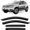CLIM ART Windabweiser für/kompatible mit Dacia Duster SUV 2017-2024 (II)- Stick-on Regenabweiser - Autofenster Sonnen-& Regenschutz - Windabweiser Autofenster - Einfache Montage - Garantie 4 Set S