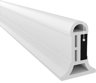 Enigmaire Selbstklebende Schwallschutzleiste,Wasserstopp Boden,Wasserbarriere Schwallschutz Duschschwelle Spritzschutz,Begehbare Dusche Wassersperre,Selbstklebend,FüR Bad Und KüChe