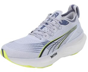 PUMA Herren Foreverrun Nitro 2 Laufschuhe Stabilitätsschuh Cool Weather-Yellow Alert - Blau 44,5