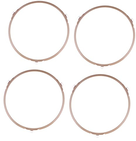 Amosfun 8pcs Turntable Plate Tray Microwave Oven Roller Support Ring Microwave Ring