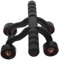 BELLIFFY 1stk Bauchmuskelräder Übungsrolle Fitnessgeräte Kette Rollen Bauchroller Mit 4 Rädern Fitnessausrüstung Für Männer Bauchradrolle Riemen Bauch Trainieren Übungsstange Köcher Black
