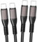 Powice 2X 100W USB C Kabel 1M, USB3.2 Ladekabel USB C, 20Gbps 20V/5A USB C Datenkabel, USB C auf USB C Kabel, USB C Kabel 100W für iPhone 16/15 Samsung S23/S22/S21 Andere USBC Schnittstellengeräte