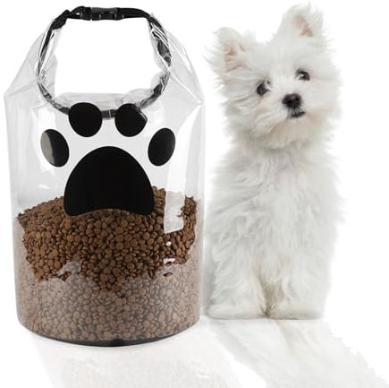 Ctomche dog food bag palstic food travel contaienr