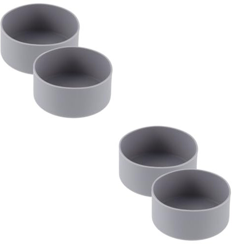 WRITWAA 2 Sätze Türschwelle Brenner Zubehör Für Heißluftfritteusen Ofenauskleidungen Herd Top Cover Ladekantenschutz Beschützer Ninja-luftfritteuse-zubehör Grey Kieselgel 2 Stücke * 2