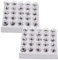 ELAYARD 50 Pcs 2,5 V E10 Mini Ampoules Miniatures À Culot À Vis, Lampe De Poche, Torche, Lampe De Travail Pour Étudiants, Projets Électriques, Basse Tension Lumineuse Pour Lampes De