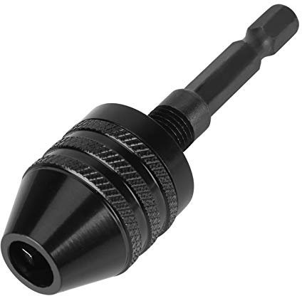 1 4in Sechskant Shank Keetloser Chuck Collet Adapter -Kapazität 0,8 8 mm für Elektroschraubendreherbohrer