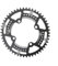 Plato de Bicicleta,Corona de Bicicleta Plato de Bicicleta Redondo 104BCD 40 42 44 46 48 50 52 T Plato de Bicicleta de montaña MTB 104 Bcd(52T,Black)
