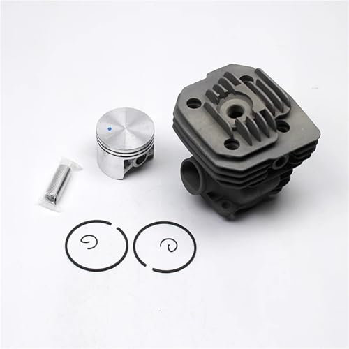 LALAL Kit di clip for fasce elastiche e pistoni cilindro da 48 mm, adatti for EMAK OLEO MAC 965 961 962 956 EFCO 162, ricambi for motosega da giardino 50022006