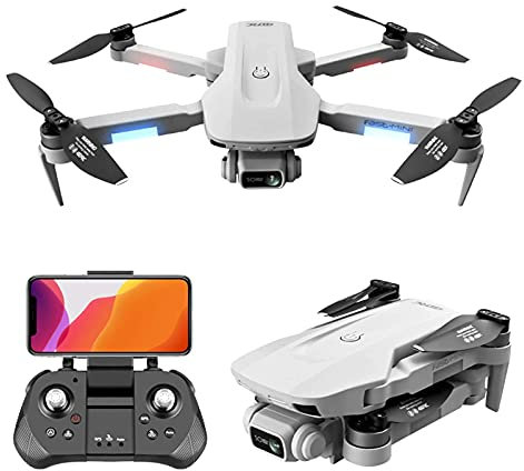Camera Drone with Camera for Adults - Quadcopter with Brushless Motor - GPS Camera Drone for Beginners for Kids - 5G WiFi - Follow Me - Auto Return