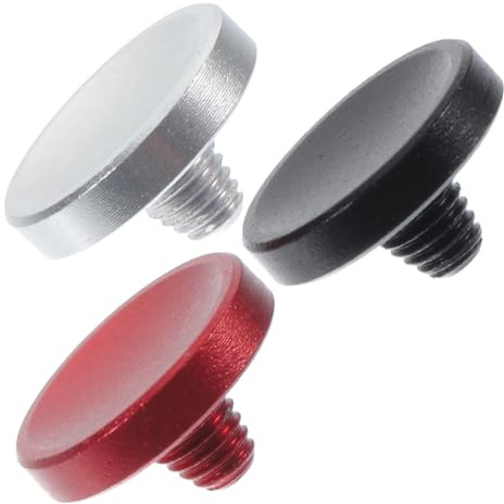 TOPPERFUN Kameraauslöser für Präzise Fotoaufnahme 3 Stück aus Aluminiumlegierung Edles Design mit Weichem Auslöserknopf und Stilvolles Kamerazubehör