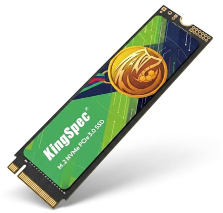 KingSpec SSD M.2 NVMe Gen3 de 2 TB, lectura de 3500 MB/s, unidad interna de estado sólido PCIe 3.0 para laptop, computadora de escritorio y juegos de temporada de fútbol, flash NAND 3D
