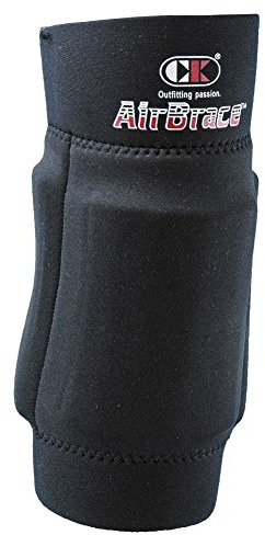 Cliff Keen Air Brace - Rodillera de lucha libre (XXL/negro-azul real)