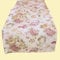 heimtexland ® Landhaus Rosen Tischläufer in 40x150 cm aus hochwertigem Jacquard in Creme rosé mit Blumen Druck Rose - Tischdecke Country Chic Typ442
