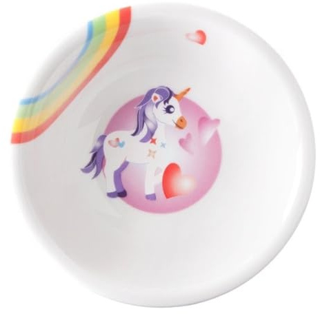 Seltmann Weiden 001.741860 Compact Mein kleines Einhorn Schüssel Rund, Porzellan, Bunt