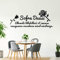 SOFRA DUA Wandaufkleber Yemek Bismillah Islam ALLAH Duasi Wandtattoo Sticker Aufkleber - erhältlich in vielen Farben (Schwarz, 75 x 31 cm)