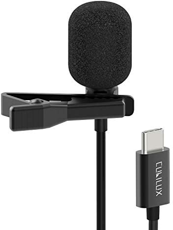Cubilux USB C Mikrofon, Typ C Lavalier Ansteckmikrofon, kompatibel mit Samsung Galaxy S25/S24/S23/S22 Ultra Tab S10/S9/S8/S7 iPhone 16/15 Pro Max, iPad Pro 13/12.9/11, Pixel 9/8/7/6 Pro, 3 m