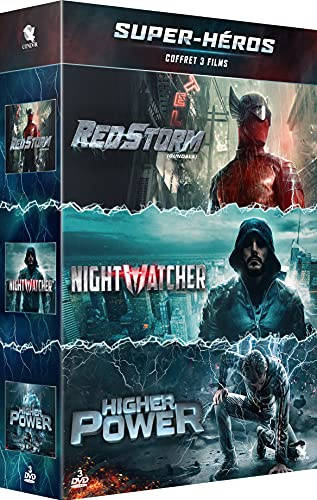 Super-héros - coffret 3 films : red storm + nightwatcher + higher power [FR Import]