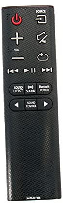 AULCMEET AH59 02733B AH59-02733E Télécommande de Rechange pour Barre de Son Samsung HW-K651 HW-K651/XY HW-K651/XY HW-K651/XY HW-J4000/ZA HW-JM4000 HW-JM4000C HW-K360 HW-K360/XY HW-K3666660/XY