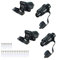 Feuunly 2 Piezas x Enchufe Y Zócalo Tractor 3 Pines, 12V Conector 3 Pines Impermeable Remolque, Adaptador Enchufe Remolque Conector 3 Pines, ​para Tractor Camión RV Remolque Conector