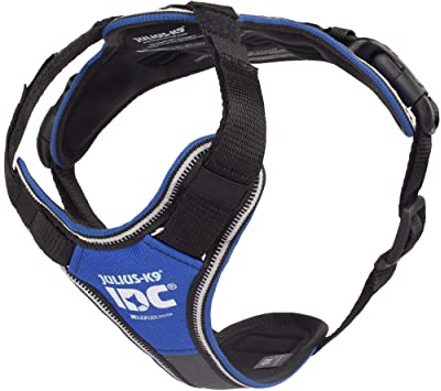 IDC Longwalk Geschirr, Blau-Grau, Größe: XS