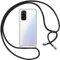 Pnakqil Collier Cordon Coque pour Xiaomi Redmi Note 11 Pro 6.67,avec Cordon Réglable Lanyard Housse Transparente Silicone Anti-Chute Etui Compatible avec Redmi Note 11 Pro,Ètuis à Bandoulière,Noir
