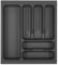 KÖNIG Besteckeinsatz I Oriongrau für SO-Box, Blum Tandembox u. ModernBox mit Korpusbreiten 300-1200 mm (50er Korpus - 419 x 473 mm)