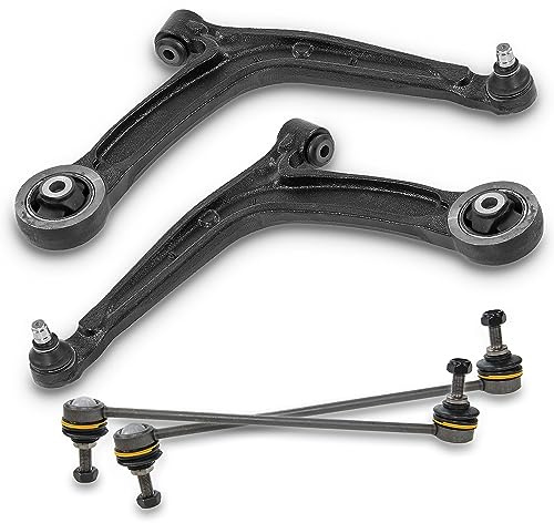 BESTPRICE ATP 2x Querlenker Vorderachse vorne unten links & rechts, 2x | Kompatibel mit: ABARTH 500C / 595C / 695C, FIAT 500, 500 C, FORD KA