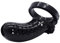 Bad Dragon - Dotted Chastity Cage Large Peniskäfig Keuschheitsgürtel mit Löchern Keuschheit ergonomisch BDSM SM (Black)