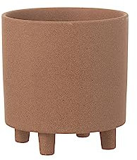 J-Line Cache Pot Thibault Ceramique Marron Medium