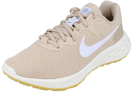 NIKE Womens Revolution 6 NN Running Trainers DC3729 Sneakers Shoes (UK 6.5 US 9 EU 40.5, sanddrift White Topaz Gold 104)