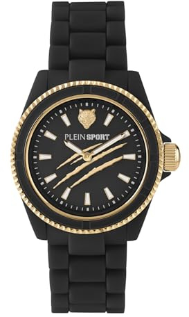 Plein Sport Damen Uhr Analog Quarz The Scratch PSHBA1123 Kunststoff