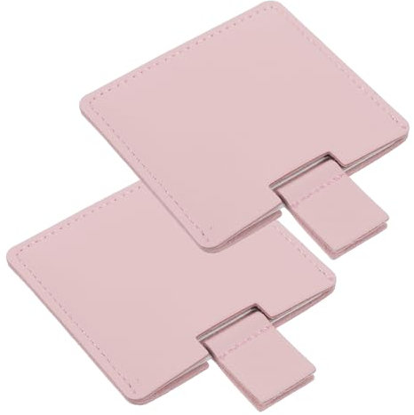 Ipetboom Espejo de vanidad Vanity Mirror Espejos Maquillaje Espejos para maquillarse Espejos de Maquillaje Makeup Mirror portátil Espejo de Viaje Accesorios Espejo de Belleza Cuero PU Rosa