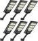 Bellanny 300W Solar Straßenlaternen 840LED Solarlampe Außen mit Bewegungsmelder, 6500K Wandleuchten mit Fernbedienung - IP65 Wasserdichte Wegeleuchte Sicherheitsleuchte für Garten Garage,6Pack