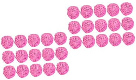 Cabilock 30 Stück Baumkugel Dekorationen Hängende Weinreben Kugel DIY Hängende Baumschmuck Hängende Kugel Dekorationen Weinreben Anhänger