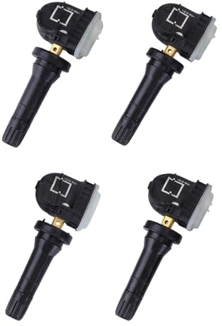 4 Stück 2318530 Reifendrucksensor Passend für Ford B-Max C-Max II Focus III TPMS mit 433 MHz Reifendruckkontrollsystem RDKS Reifendrucksensor TPMS Reifendrucksensor 2318530 1862980