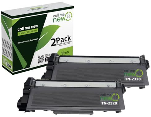 2x Callmenew TN2320 Toner Kompatibel für Brother TN-2320 TN2320 TN-2310 Toner für Brother MFC-L2700DW MFC-L2700DN MFC-L2720DW HL-L2340DW HL-L2300D DCP-L2520DW DCP-L2540DN MFC-L2740DW HL-L2360DN (Schwa