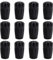 12 Stück Nordic Walking Stöcke Gummipuffer Gummistopper, rutschfeste Gummistopper für Nordic Walking Stöcke Gummipuffer, Walking Stöcke Gummipuffer für Asphalt, Kies & Gelände