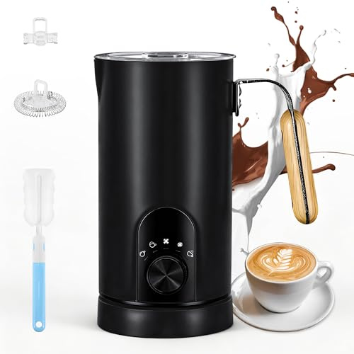 Milk Frother [Upgraded] (Black)