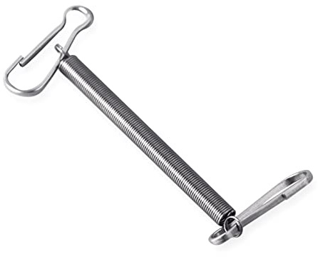 Ressorts de Remplacement avec 2 Clips en Acier Inoxydable 3, 1 Pouces Fixation à Ressort Bouteille d ' Eau pour Lapin Hamster Bouteille d ' Eau Clip à Ressort